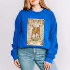 Taurus Tarot Card - Zodiacs & Horoscopes Unisex Crewneck T-Shirt Sweatshirt Hoodie