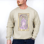 Virgo Tarot Card - Zodiacs & Horoscopes Unisex Crewneck T-Shirt Sweatshirt Hoodie