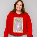 Virgo Tarot Card - Zodiacs & Horoscopes Unisex Crewneck T-Shirt Sweatshirt Hoodie