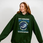 There's No Reason To Thank Us Because We Don't Exist - Military Unisex Crewneck T-Shirt Sweatshirt Hoodie