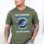 There's No Reason To Thank Us Because We Don't Exist - Military Unisex Crewneck T-Shirt Sweatshirt Hoodie
