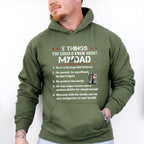 Things You Should Know About My Dad - Military Unisex Crewneck T-Shirt Sweatshirt Hoodie