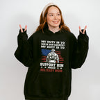 My Duty Is To Serve Our Country - Military Unisex Crewneck T-Shirt Sweatshirt Hoodie