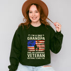 I'm A Grandpa And An Airborne Veteran Nothing Scares Me - Military Unisex Crewneck T-Shirt Sweatshirt Hoodie
