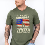 I'm A Grandpa And An Airborne Veteran Nothing Scares Me - Military Unisex Crewneck T-Shirt Sweatshirt Hoodie