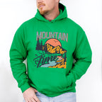 Mountain Time Design - Outdoor Unisex Crewneck T-Shirt Sweatshirt Hoodie