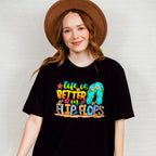 Life is Better In Flip Flops - Summer Theme Unisex Crewneck T-Shirt Sweatshirt Hoodie
