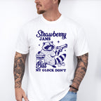 Strawberry Jams But My Glock Don't - Funny Unisex Crewneck T-Shirt Sweatshirt Hoodie