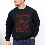 Strawberry Jams But My Glock Don't - Funny Unisex Crewneck T-Shirt Sweatshirt Hoodie