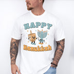 Happy Hanukkah Candlestick - Hanukkah Unisex Crewneck T-Shirt Sweatshirt Hoodie
