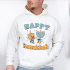 Happy Hanukkah Candlestick - Hanukkah Unisex Crewneck T-Shirt Sweatshirt Hoodie