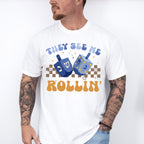 They See Me Rollin' - Hanukkah Unisex Crewneck T-Shirt Sweatshirt Hoodie