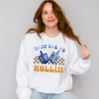 They See Me Rollin' - Hanukkah Unisex Crewneck T-Shirt Sweatshirt Hoodie