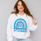 Hanukkah Vibes Rainbow - Hanukkah Unisex Crewneck T-Shirt Sweatshirt Hoodie
