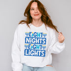 Eight Night Eight Lights Candles - Hanukkah Unisex Crewneck T-Shirt Sweatshirt Hoodie