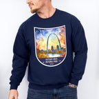Gateway Arch National Park Missouri - National Parks Unisex Crewneck T-Shirt Sweatshirt Hoodie