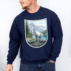 Glacier National Park Montana - National Parks Unisex Crewneck T-Shirt Sweatshirt Hoodie
