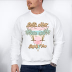 Salty Hair Sandy Toes Design - Summer Theme Unisex Crewneck T-Shirt Sweatshirt Hoodie