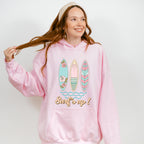Surf's Up Design - Summer Theme Unisex Crewneck T-Shirt Sweatshirt Hoodie