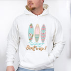Surf's Up Design - Summer Theme Unisex Crewneck T-Shirt Sweatshirt Hoodie