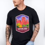 Canyonlands National Park Colorful Design - National Parks Unisex Crewneck T-Shirt Sweatshirt Hoodie