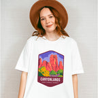 Canyonlands National Park Colorful Design - National Parks Unisex Crewneck T-Shirt Sweatshirt Hoodie