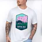 Capitol Reef National Park Colorful Design - National Parks Unisex Crewneck T-Shirt Sweatshirt Hoodie