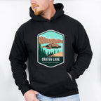 Crater Lake National Park Colorful Design - National Parks Unisex Crewneck T-Shirt Sweatshirt Hoodie