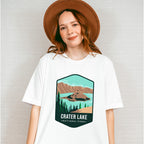 Crater Lake National Park Colorful Design - National Parks Unisex Crewneck T-Shirt Sweatshirt Hoodie