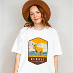 Denali National Park Colorful Design - National Parks Unisex Crewneck T-Shirt Sweatshirt Hoodie