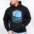 Gateway Arch National Park Colorful Design - National Parks Unisex Crewneck T-Shirt Sweatshirt Hoodie