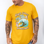 High Tides Good Vibes Design - Summer Theme Unisex Crewneck T-Shirt Sweatshirt Hoodie