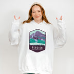 Glacier National Park Colorful Design - National Parks Unisex Crewneck T-Shirt Sweatshirt Hoodie