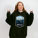Grand Teton National Park Colorful Design - National Parks Unisex Crewneck T-Shirt Sweatshirt Hoodie