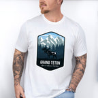 Grand Teton National Park Colorful Design - National Parks Unisex Crewneck T-Shirt Sweatshirt Hoodie