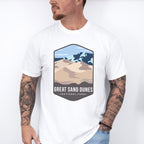 Great Sand Dunes National Park Colorful Design - National Parks Unisex Crewneck T-Shirt Sweatshirt Hoodie