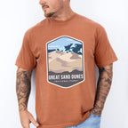 Great Sand Dunes National Park Colorful Design - National Parks Unisex Crewneck T-Shirt Sweatshirt Hoodie