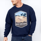 Great Sand Dunes National Park Colorful Design - National Parks Unisex Crewneck T-Shirt Sweatshirt Hoodie