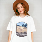 Great Sand Dunes National Park Colorful Design - National Parks Unisex Crewneck T-Shirt Sweatshirt Hoodie
