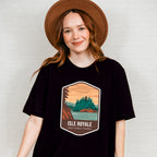 Isle Royale National Park Colorful Design - National Parks Unisex Crewneck T-Shirt Sweatshirt Hoodie