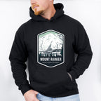 Mount Rainier National Park Colorful Design - National Parks Unisex Crewneck T-Shirt Sweatshirt Hoodie