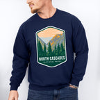 North Cascades National Park Colorful Design - National Parks Unisex Crewneck T-Shirt Sweatshirt Hoodie