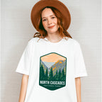 North Cascades National Park Colorful Design - National Parks Unisex Crewneck T-Shirt Sweatshirt Hoodie