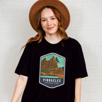Pinnacles National Park Colorful Design - National Parks Unisex Crewneck T-Shirt Sweatshirt Hoodie