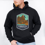 Pinnacles National Park Colorful Design - National Parks Unisex Crewneck T-Shirt Sweatshirt Hoodie