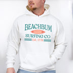 Beachbum Surfing Co Est. 1778 Design - Summer Theme Unisex Crewneck T-Shirt Sweatshirt Hoodie