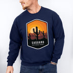Saguaro National Park Colorful Design - National Parks Unisex Crewneck T-Shirt Sweatshirt Hoodie