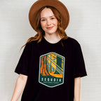 Sequoia National Park Colorful Design - National Parks Unisex Crewneck T-Shirt Sweatshirt Hoodie
