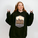 Theodore Roosevelt National Park Colorful Design - National Parks Unisex Crewneck T-Shirt Sweatshirt Hoodie