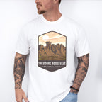 Theodore Roosevelt National Park Colorful Design - National Parks Unisex Crewneck T-Shirt Sweatshirt Hoodie